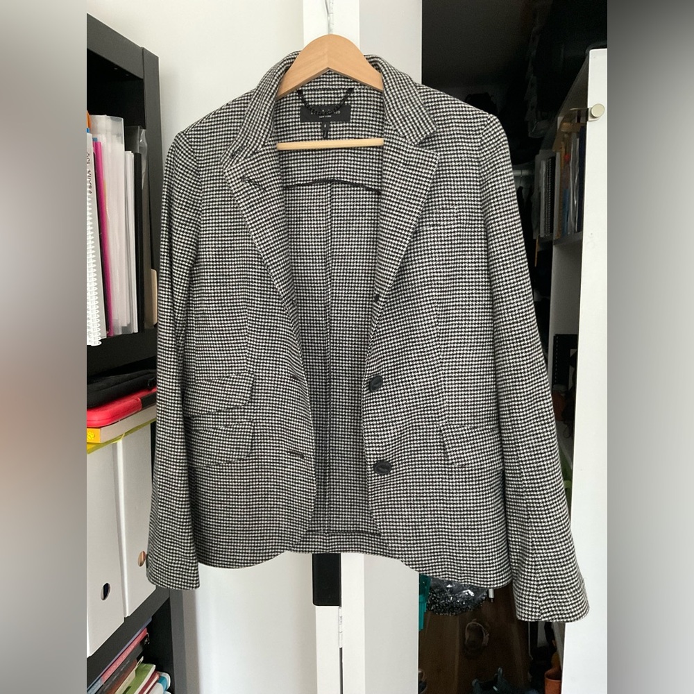 Rag & Bone Monochrome Houndstooth Jacket - Picture 5 of 9